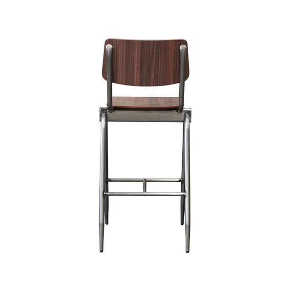 Barkruk Solid | Donkerbruin | Hout | Hoog | 2 stuks