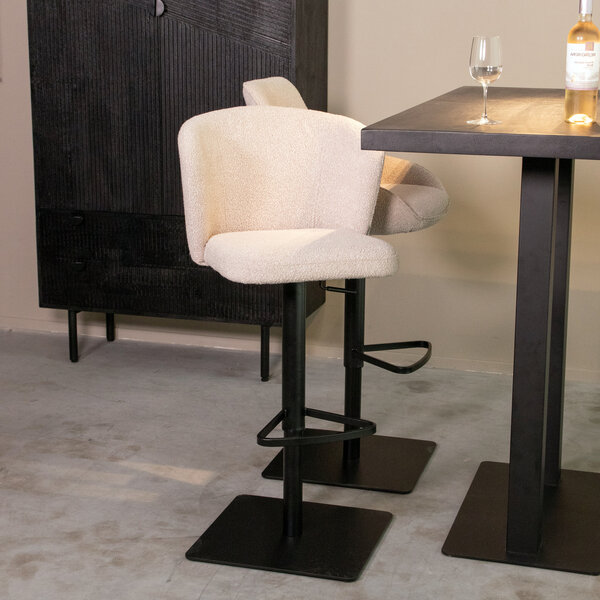 Barkruk Wave | Naturel | Boucle | Gaslift