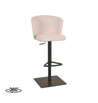 LABEL51 Barkruk Wave | Naturel | Boucle | Gaslift