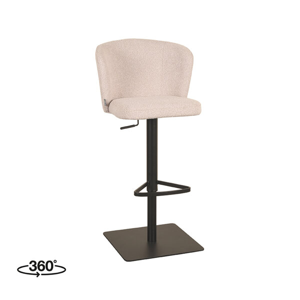 Barkruk Wave | Naturel | Boucle | Gaslift