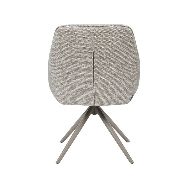 Stoel Akira | Naturel | Royal Boucle | Taupe Metalen Frame | 2 stuks