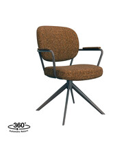 LABEL51 Stoel Basel | Coral | Royal Boucle | Coral Metalen Frame