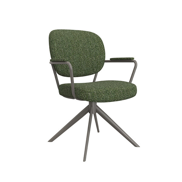 Stoel Basel | Forest | Royal Boucle | Forest Metalen Frame