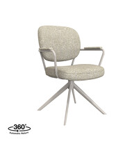 LABEL51 Stoel Basel | Naturel | Royal Boucle | Taupe Metalen Frame 