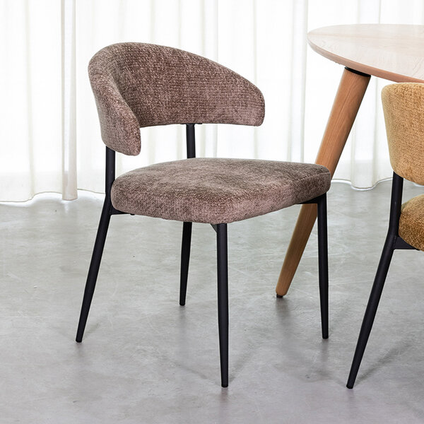 Stoel Bliss | Hunter | Elite | Zwart Metalen Frame | 2 stuks