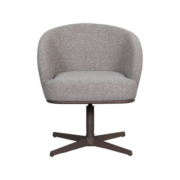 Stoel Cannes | Mushroom | Royal Boucle | Brons Metalen Frame