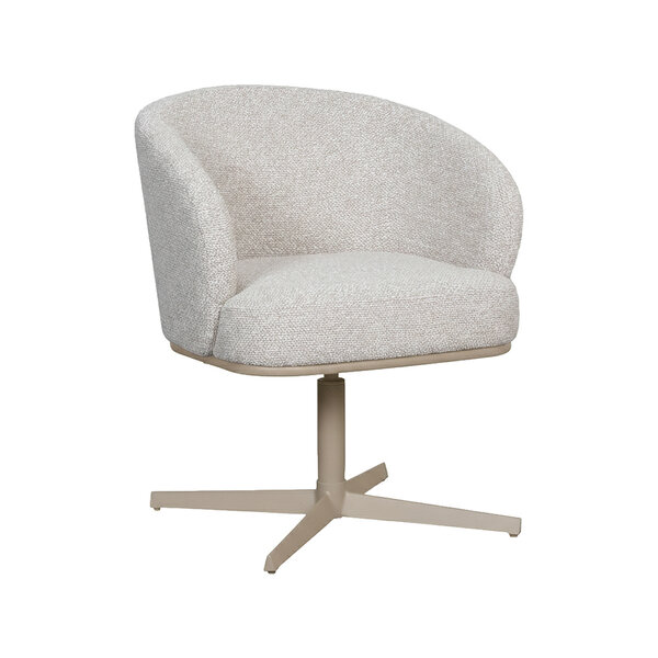 Stoel Cannes | Naturel | Royal Boucle | Taupe Metalen Frame