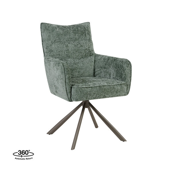 Stoel Dubai | Hunter | Haga | Brons Metalen Frame | 2 stuks