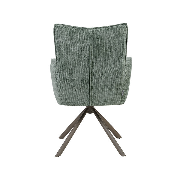 Stoel Dubai | Hunter | Haga | Brons Metalen Frame | 2 stuks