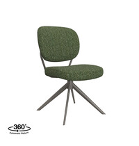 LABEL51 Stoel Geneva | Forest | Royal Boucle | Forest Metalen Frame | 2 stuks