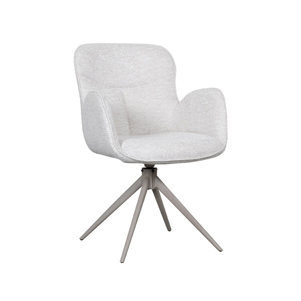 Stoel Lasse | Naturel | Canyon | Taupe Metalen Frame | 2 stuks