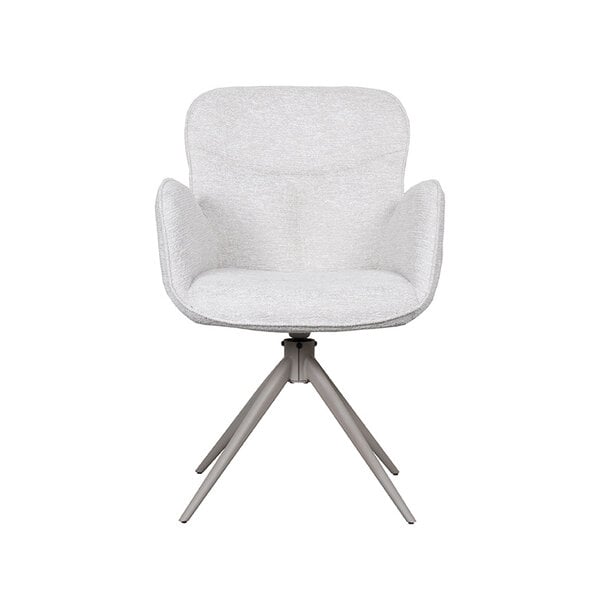 Stoel Lasse | Naturel | Canyon | Taupe Metalen Frame | 2 stuks