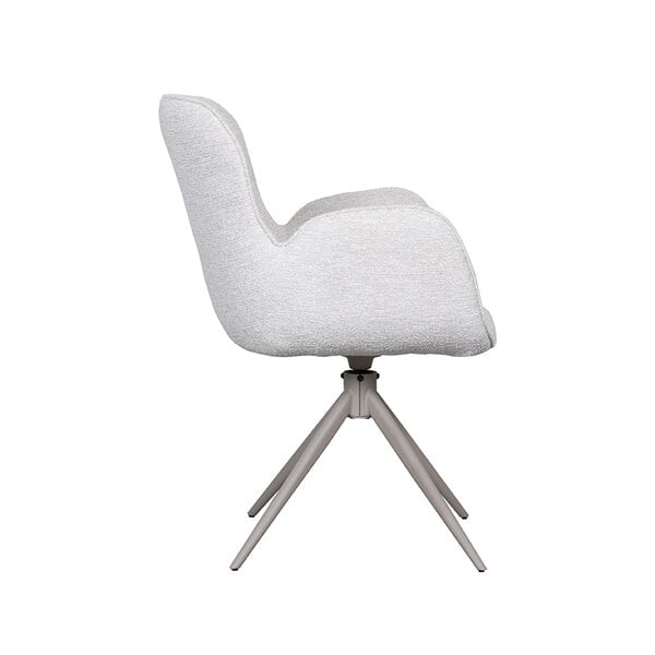 Stoel Lasse | Naturel | Canyon | Taupe Metalen Frame | 2 stuks