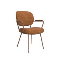 LABEL51 Stoel Lausanne | Coral | Royal Boucle | Coral Metalen Frame 