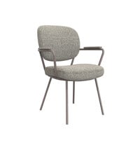 LABEL51 Stoel Lausanne | Mushroom | Royal Boucle | Brons Metalen Frame 