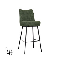 LABEL51 Barkruk Lennon | Forest | Royal Boucle | Hoog | 2 stuks