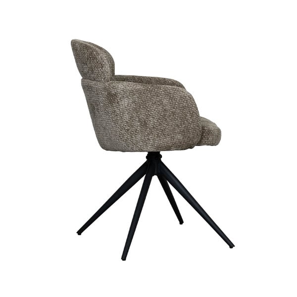 Stoel Levi | Hunter | Elite | Zwart Metalen Frame | 2 stuks