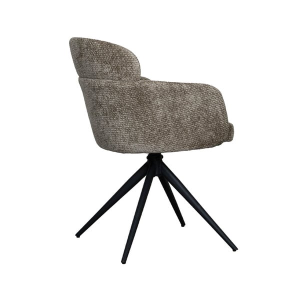 Stoel Levi | Hunter | Elite | Zwart Metalen Frame | 2 stuks