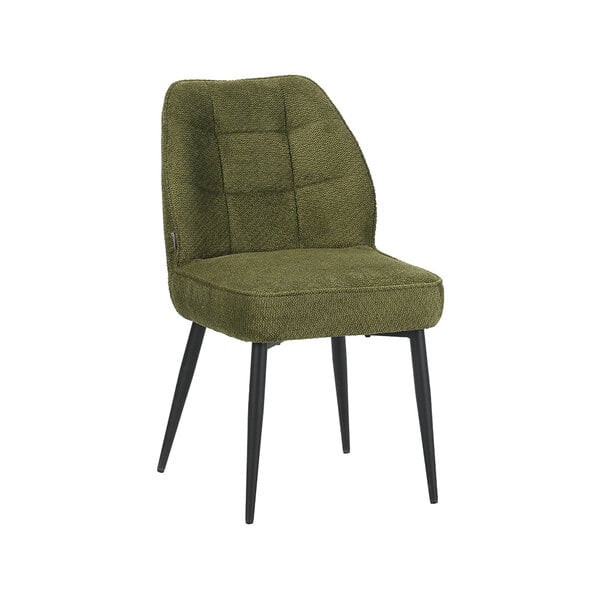 Stoel Liam | Hunter | Egon | Zwart Metalen Frame | 2 stuks