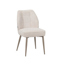 LABEL51 Stoel Liam | Naturel | Egon | Taupe Metalen Frame