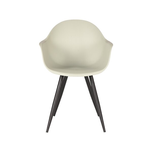 Stoel Luca | Breeze | Kunststof | Zwart Metalen Frame | 2 stuks