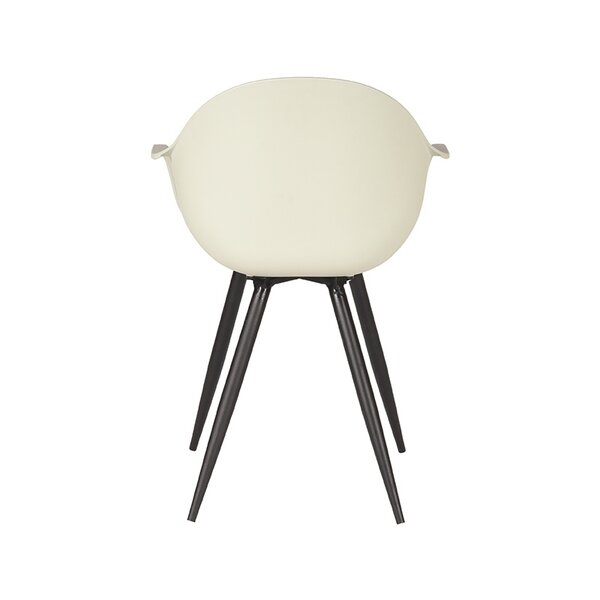 Stoel Luca | Breeze | Kunststof | Zwart Metalen Frame | 2 stuks