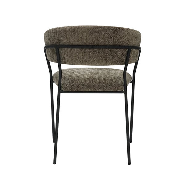 Stoel Luuk | Hunter | Elite | Zwart Metalen Frame | 4 stuks