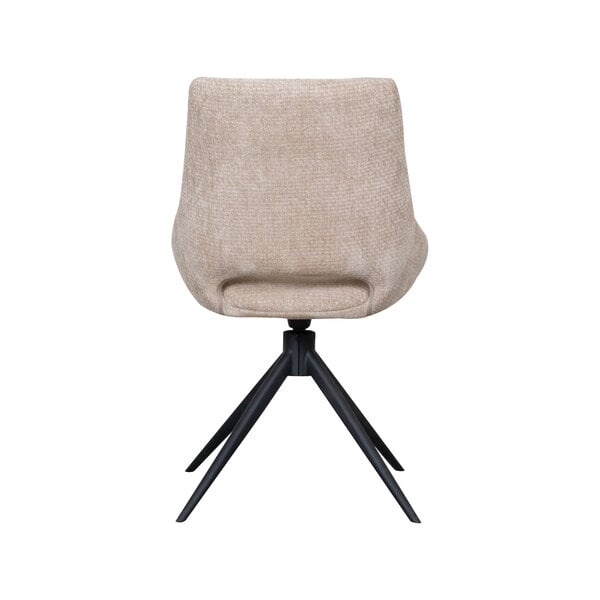 Stoel Marlow | Clay | Elite | Zwart Metalen Frame