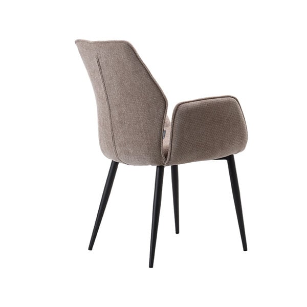 Stoel Morris | Clay | Elite | Zwart Metalen Frame | 2 stuks