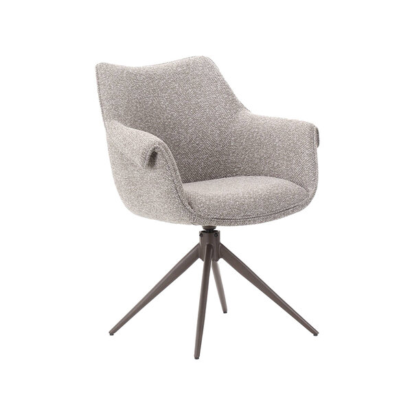 Stoel Narumi | Mushroom | Royal Boucle | Brons Metalen Frame | 2 stuks