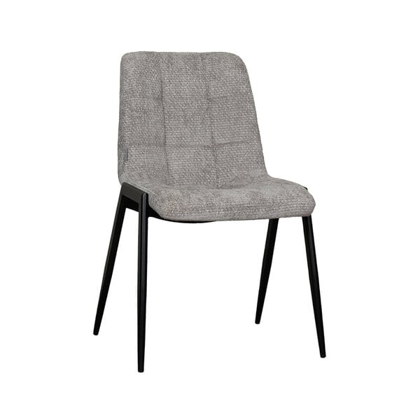 Stoel Noor | Stone | Elite | Zwart Metalen Frame | 2 stuks