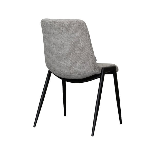 Stoel Noor | Stone | Elite | Zwart Metalen Frame | 2 stuks