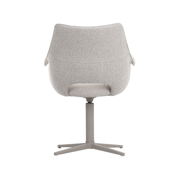 Stoel Nozomi | Naturel | Royal Boucle | Taupe Metalen Frame | 2 stuks