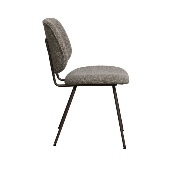 Stoel Ravenna | Mushroom | Royal Boucle | Brons Metalen Frame | 2 stuks