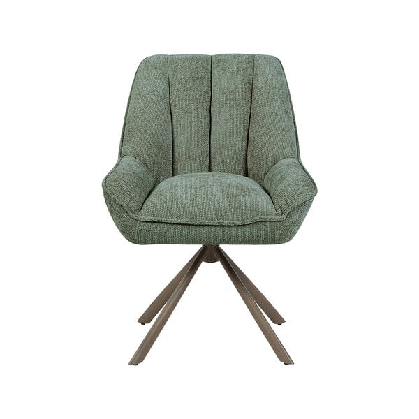 Stoel Reims | Hunter | Haga | Brons Metalen Frame | 2 stuks