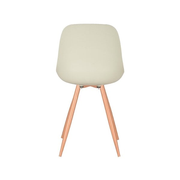 Stoel Rimini | Breeze | Kunststof | Naturel Houtlook Frame | 4 stuks