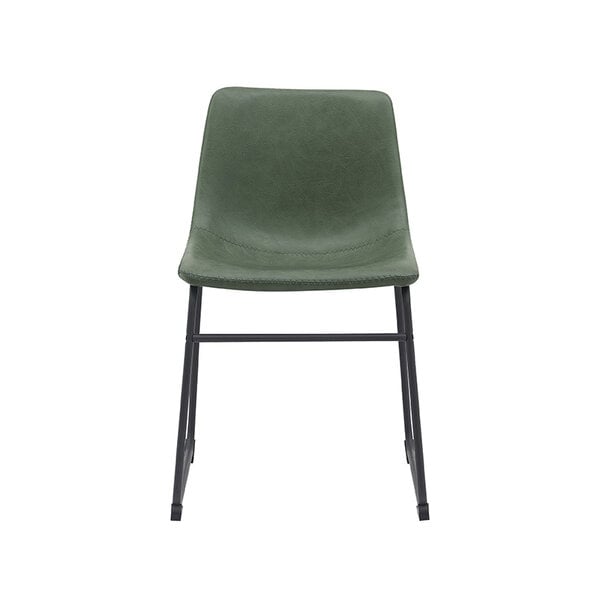 Stoel Risto | Hunter | Kunstleder | Zwart Metalen Frame | 2 stuks