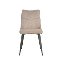 LABEL51 Stoel Riv | Clay | Cato | Zwart Metalen Frame | 4 stuks