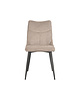 LABEL51 Stoel Riv | Clay | Cato | Zwart Metalen Frame | 4 stuks 