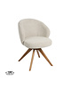 LABEL51 Stoel Sabi | Naturel | Royal Boucle | Naturel Houten Frame | 2 stuks 