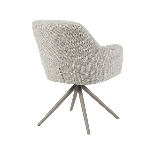 Stoel Sayuri | Naturel | Royal Boucle | Taupe Metalen Frame | 2 stuks