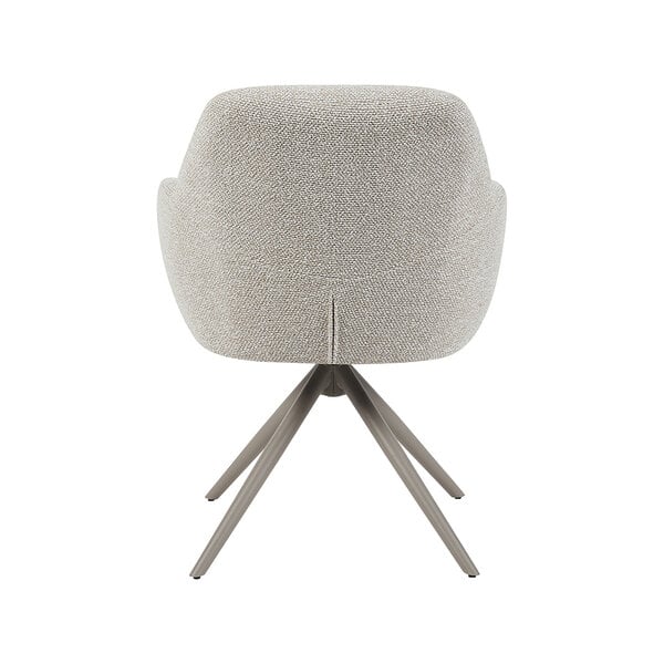 Stoel Sayuri | Naturel | Royal Boucle | Taupe Metalen Frame | 2 stuks