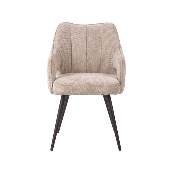 Stoel Stan | Clay | Elite | Brons Metalen Frame | 2 stuks