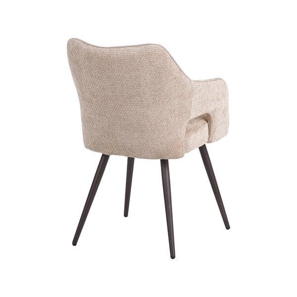 Stoel Stan | Clay | Elite | Brons Metalen Frame | 2 stuks