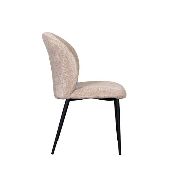 Stoel Vino | Clay | Elite | Zwart Metalen Frame | 2 stuks