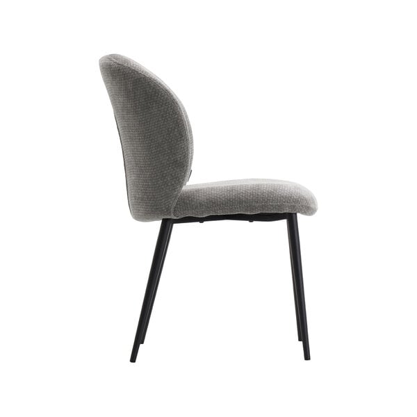 Stoel Vino | Stone | Elite | Zwart Metalen Frame | 2 stuks