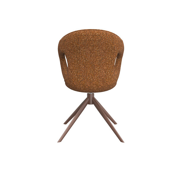 Stoel Zurich | Coral | Royal Boucle | Coral Metalen Frame | 2 stuks