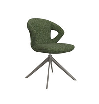 LABEL51 Stoel Zurich | Forest | Royal Boucle | Forest Metalen Frame | 2 stuks