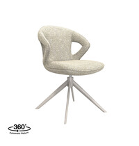 LABEL51 Stoel Zurich | Naturel | Royal Boucle | Taupe Metalen Frame | 2 stuks