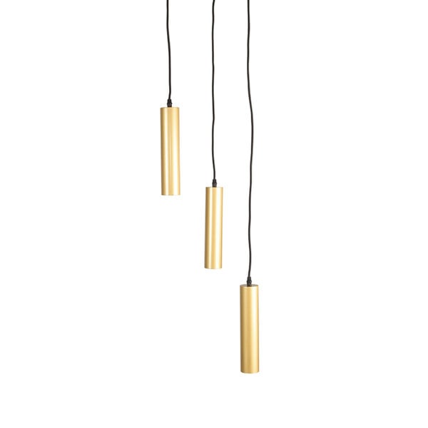 Hanglamp Ferroli | Antiek Goud | Metaal | 3-Lichts